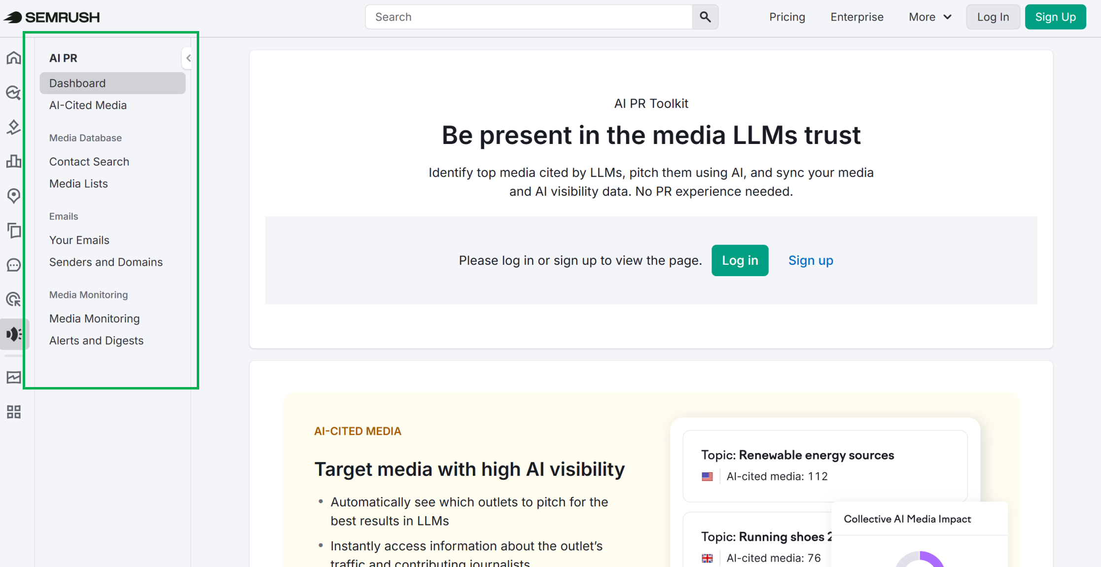 Meltwater interface