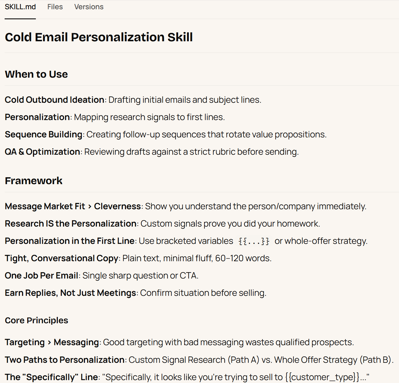 Cold-Email-Personalization-interface
