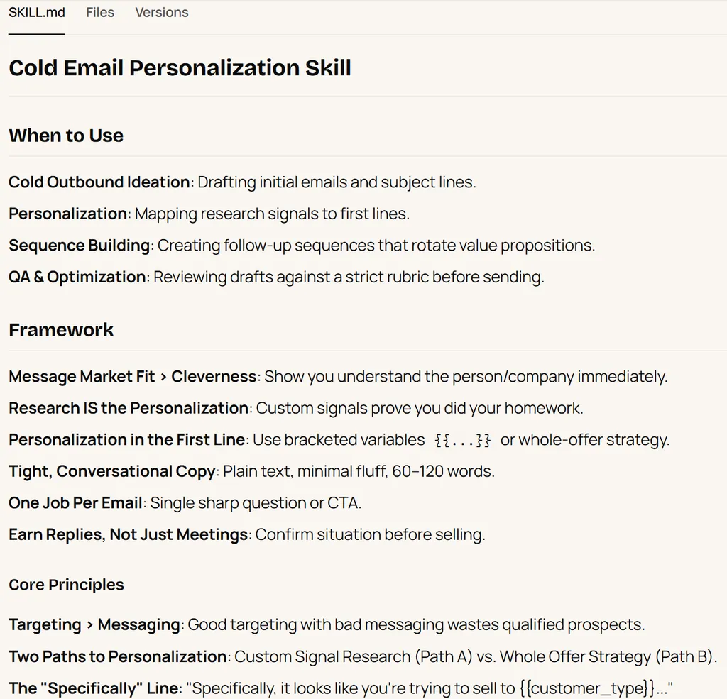 Cold-Email-Personalization-interface