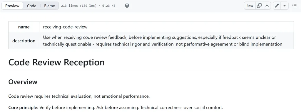 Receiving-Code-Review.jpg Receiving Code Review Agent Skill