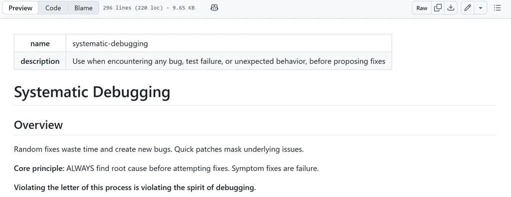 Systematic-Debugging.jpg Systematic Debugging Agent Skill