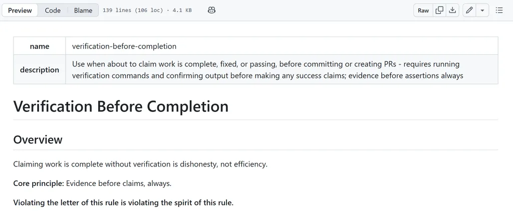 Verification-Before-Completion.jpg Verification Before Completion Agent Skill