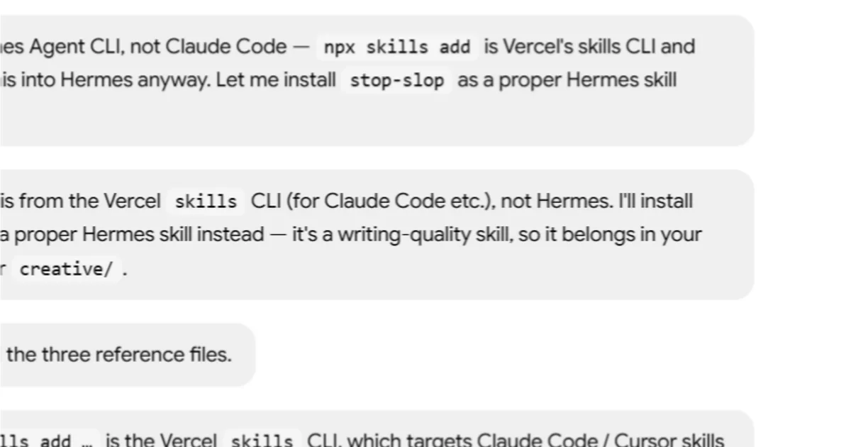 a simple demonstration of the first step in using AI Writing Cleanup Skill