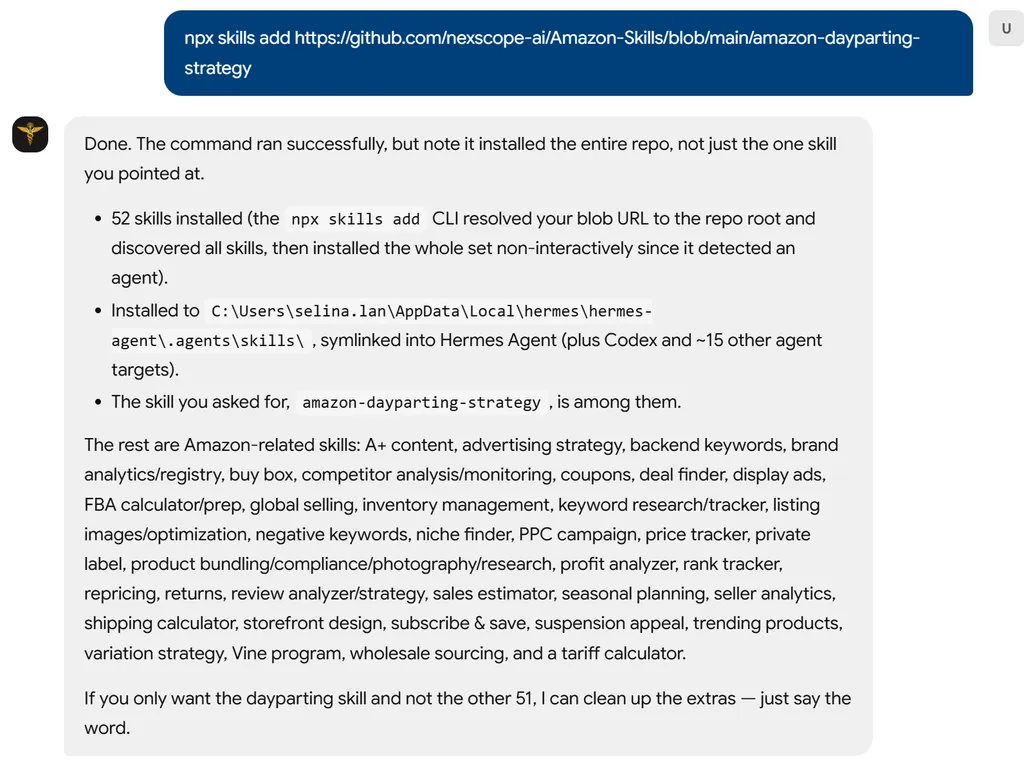 the step of amazon dayparting strategy agent skill