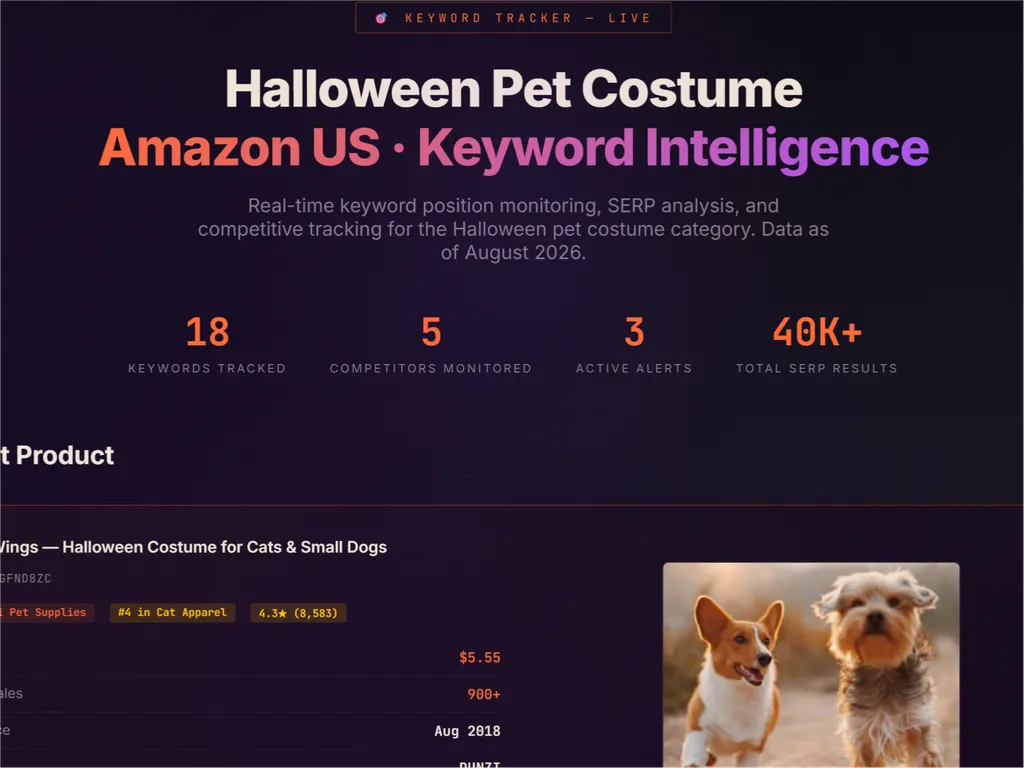 a simple demonstration of the third step in using Amazon Keyword Tracker Skill