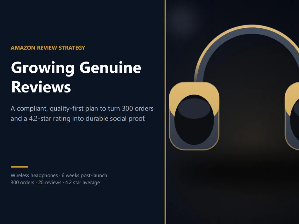 the third step of Amazon Review Strategy Skill