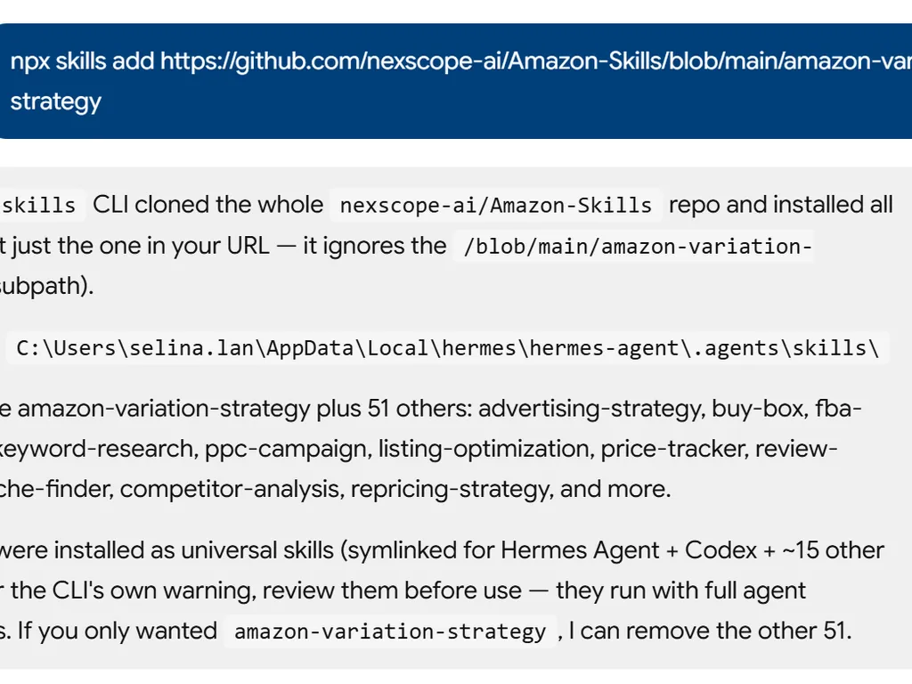 the step of amazon variation strategy agent skill