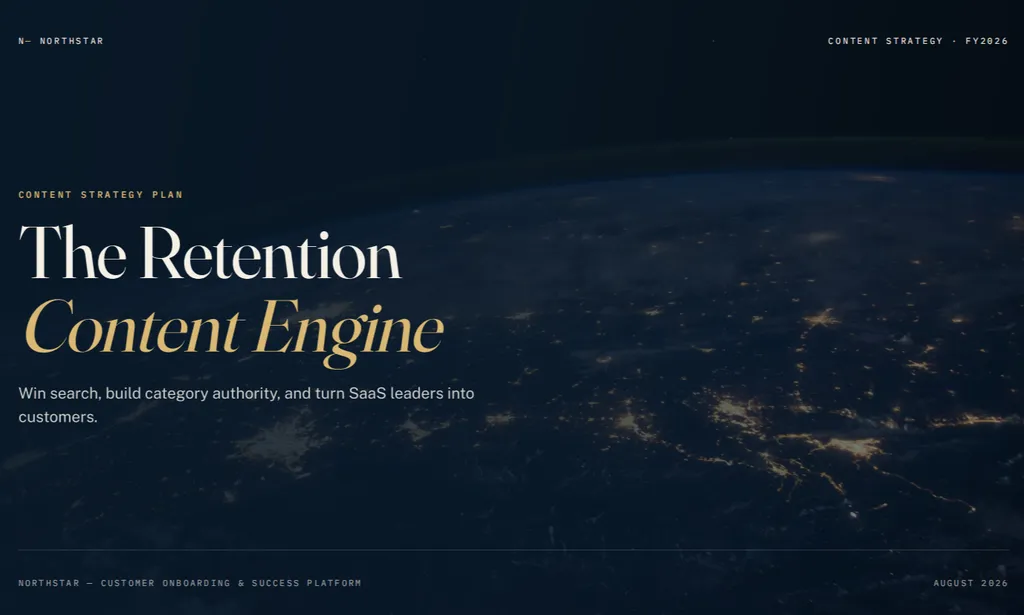 the demo of Content Strategy Agent Skill