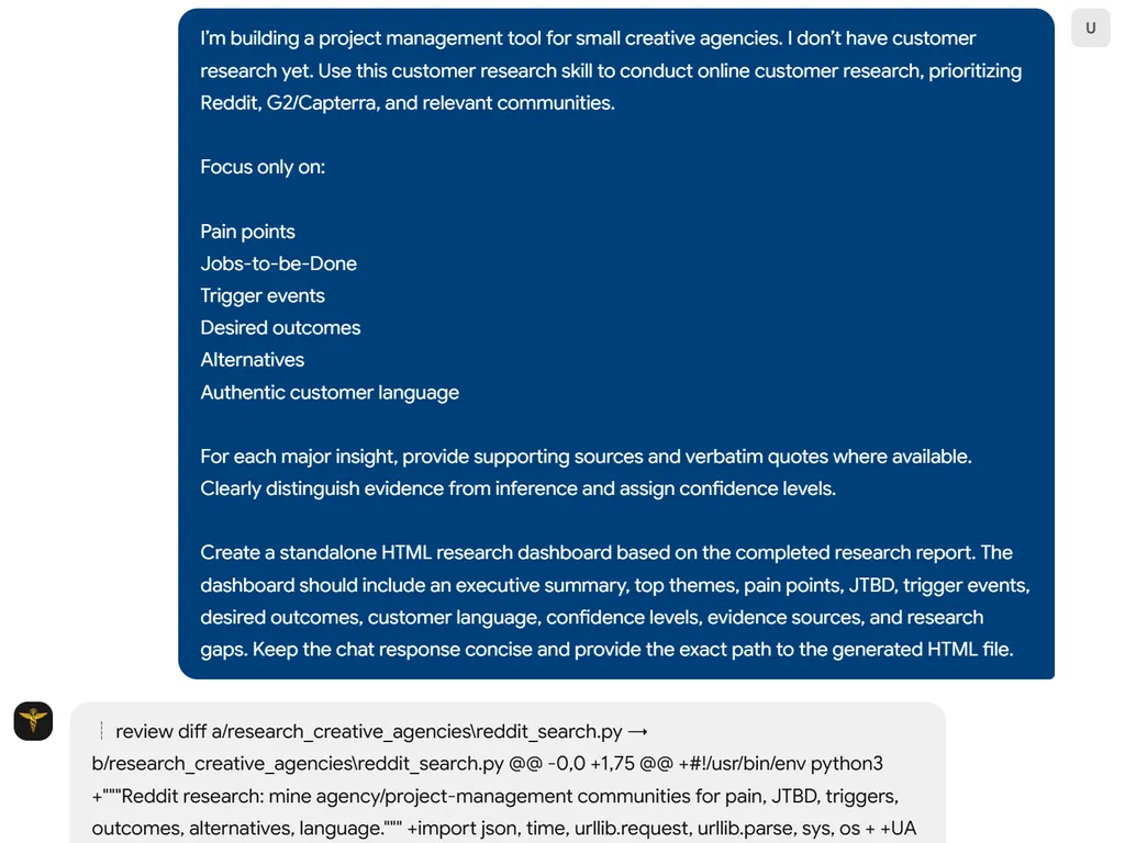 the step of Customer Research Skill