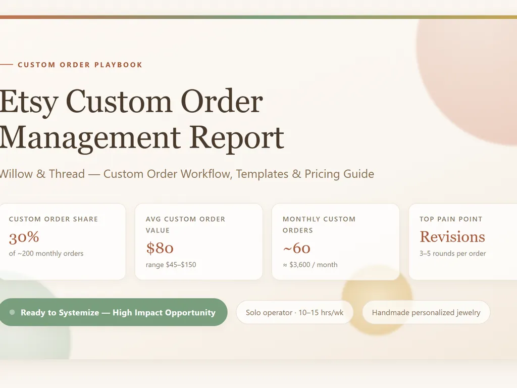 the step of etsy custom orders agent skill