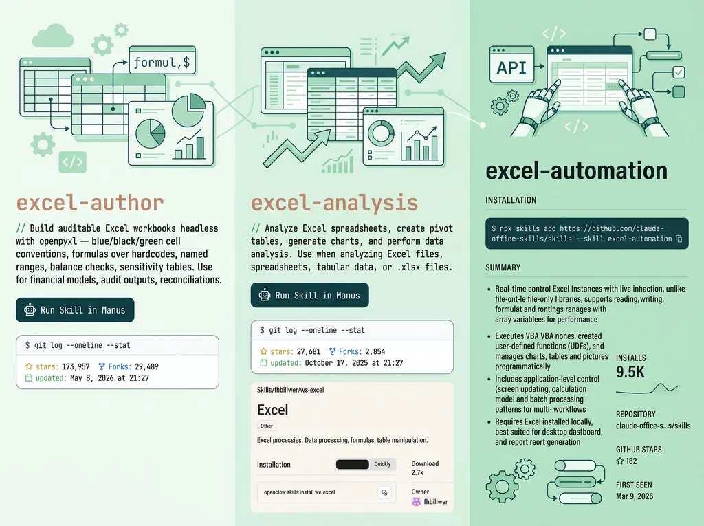 excel agent skills recommendation