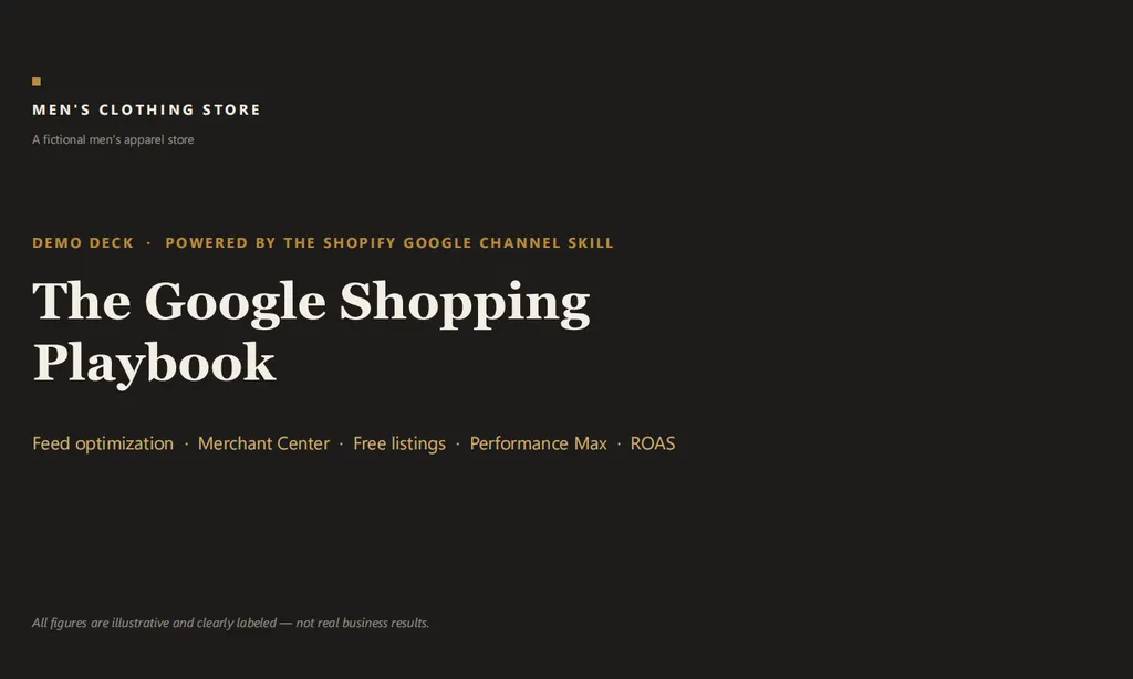 the demo of Google Shopping Agent Skill