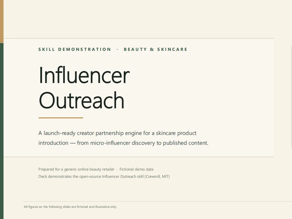 the third step of Influencer Outreach Skill