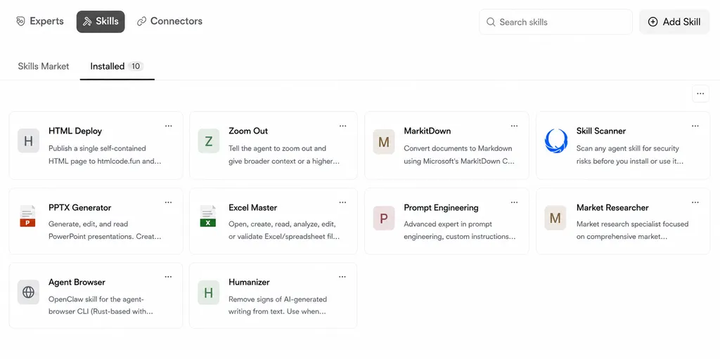 How to install skills in WorkBuddy