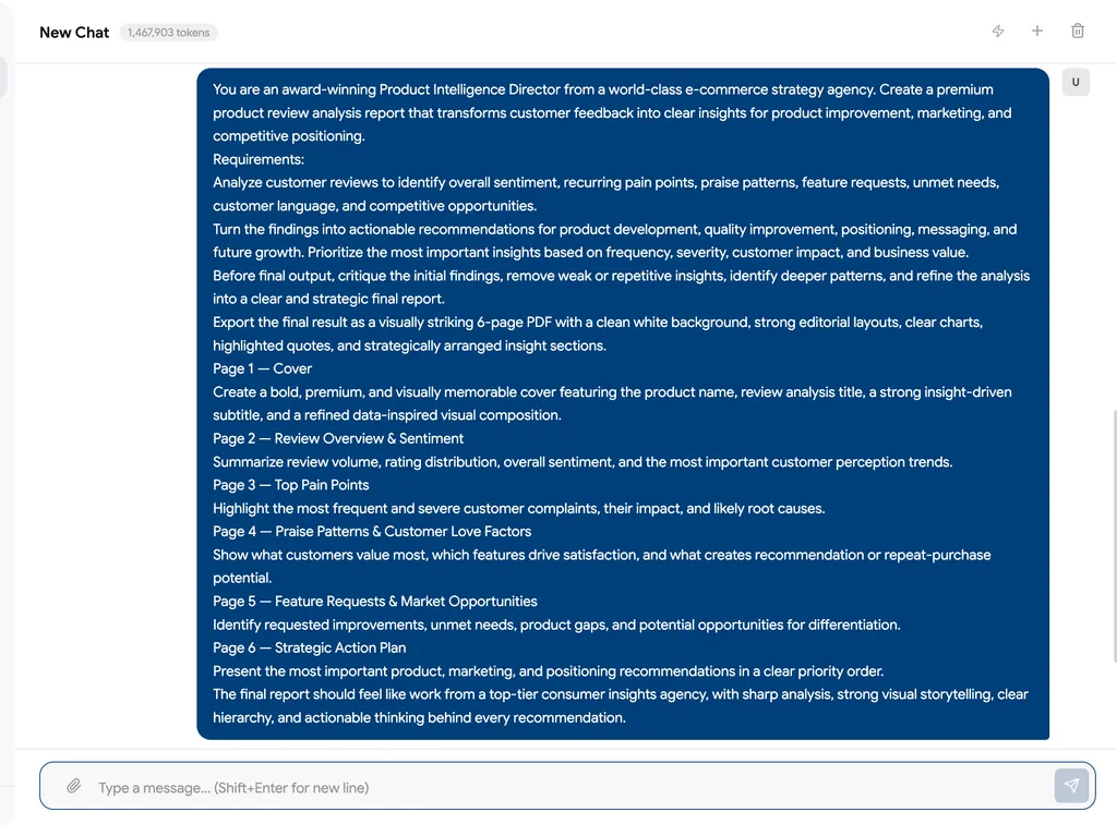 product review task