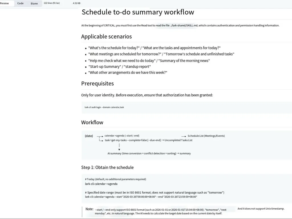 report skill GitHub the screenshot of report skill GitHub