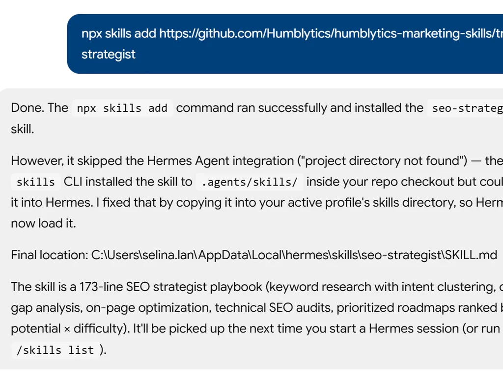 the step of seo strategist agent skill
