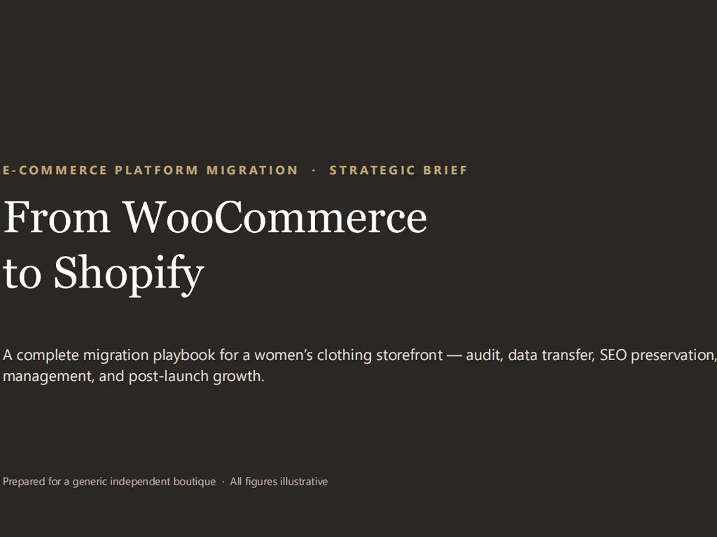 the third step of Shopify Migration Skill