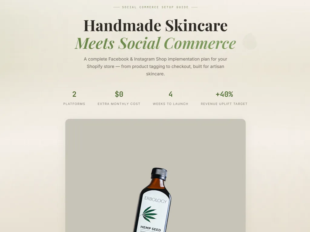 a simple demonstration of the third step in using Social Commerce Setup Skill