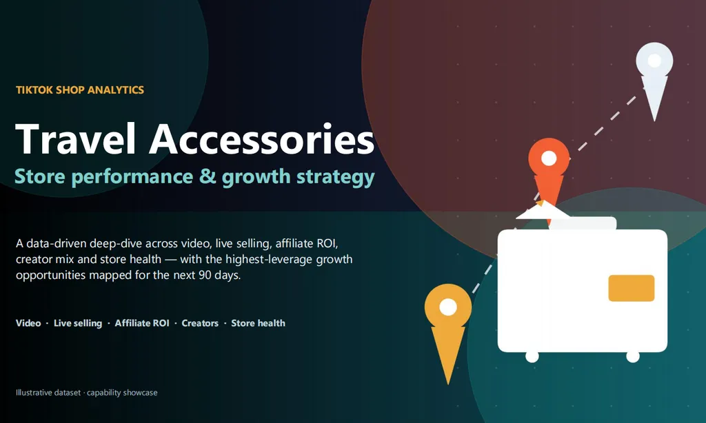 the demo of TikTok Shop Analytics Skill