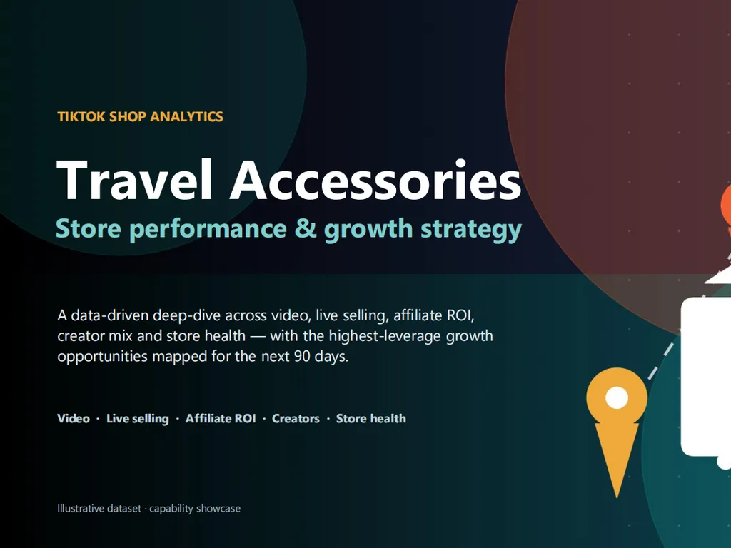 a simple demonstration of the third step in using TikTok Shop Analytics Skill