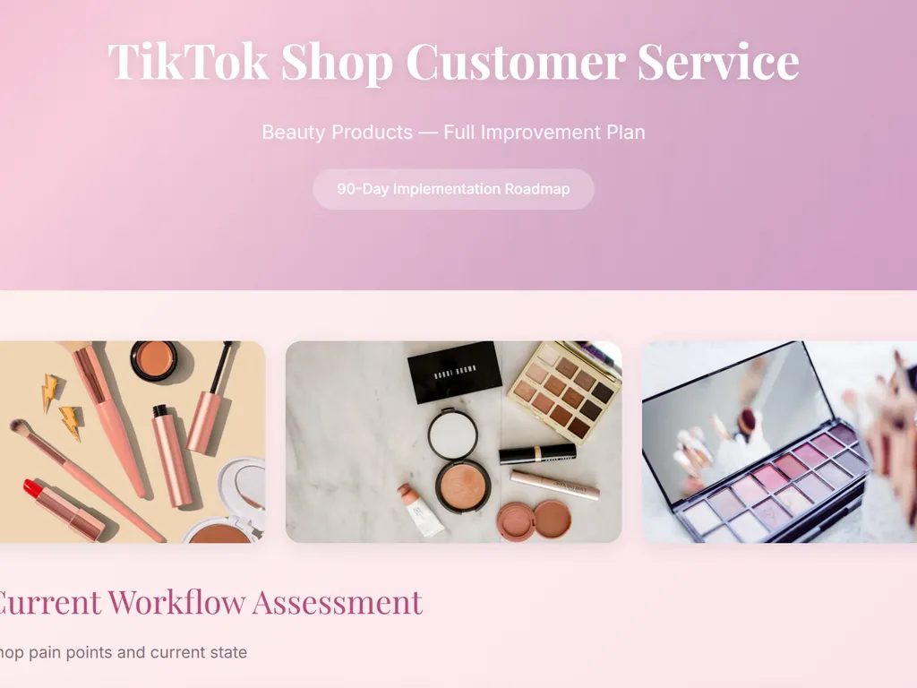 a simple demonstration of the third step in using TikTok Shop Customer Service Skill