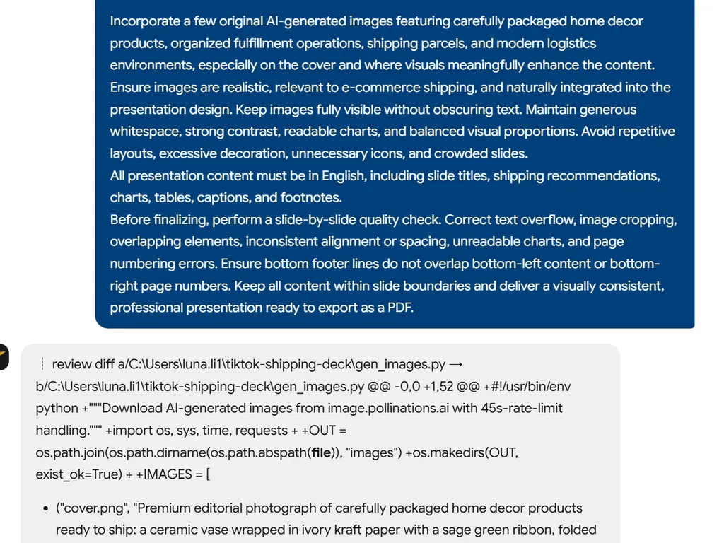 the second step of TikTok Shop Shipping Skill
