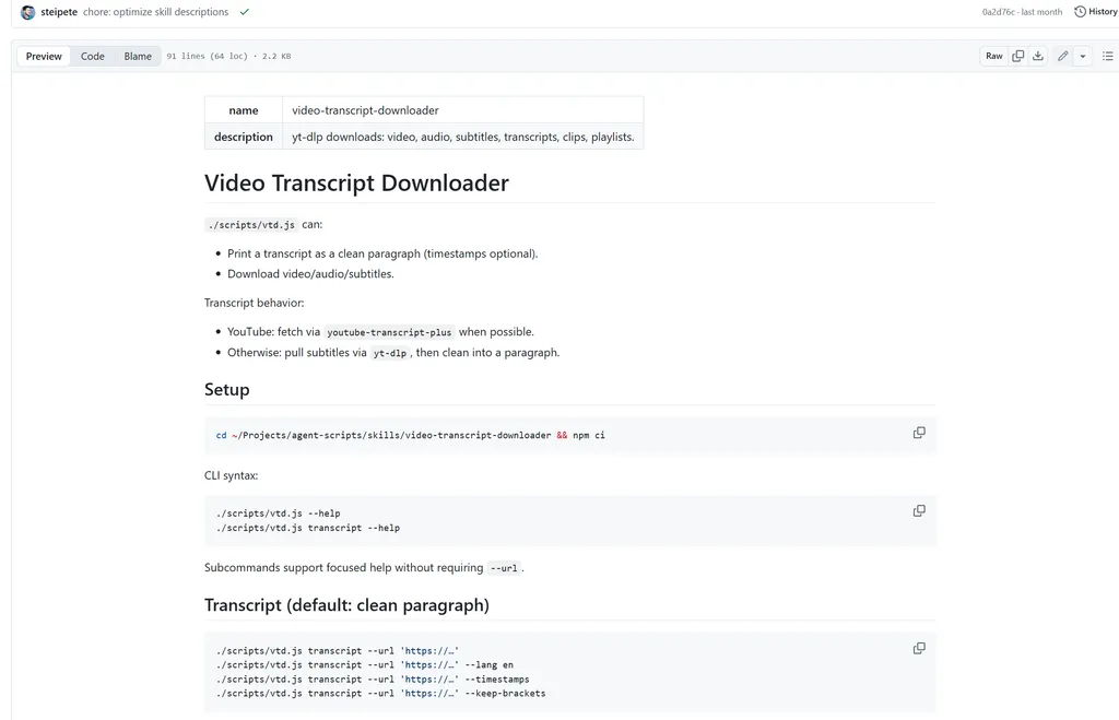 the screenshot of video editing skill 6 interface in GitHub
