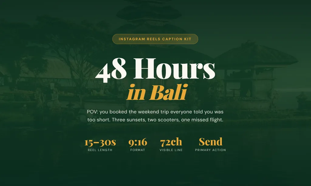 the demo of Viral Captions and CTAs Copywriting Skill