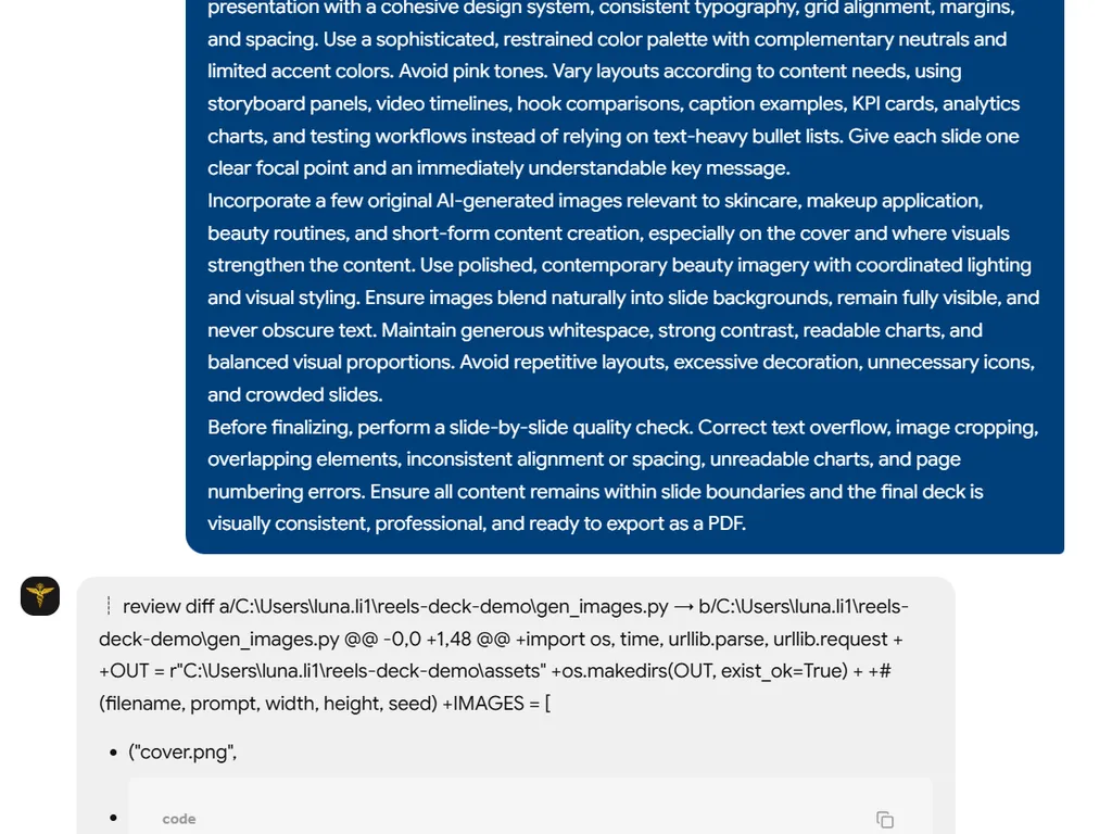 the second step of using Viral Instagram Reels Agent Skill