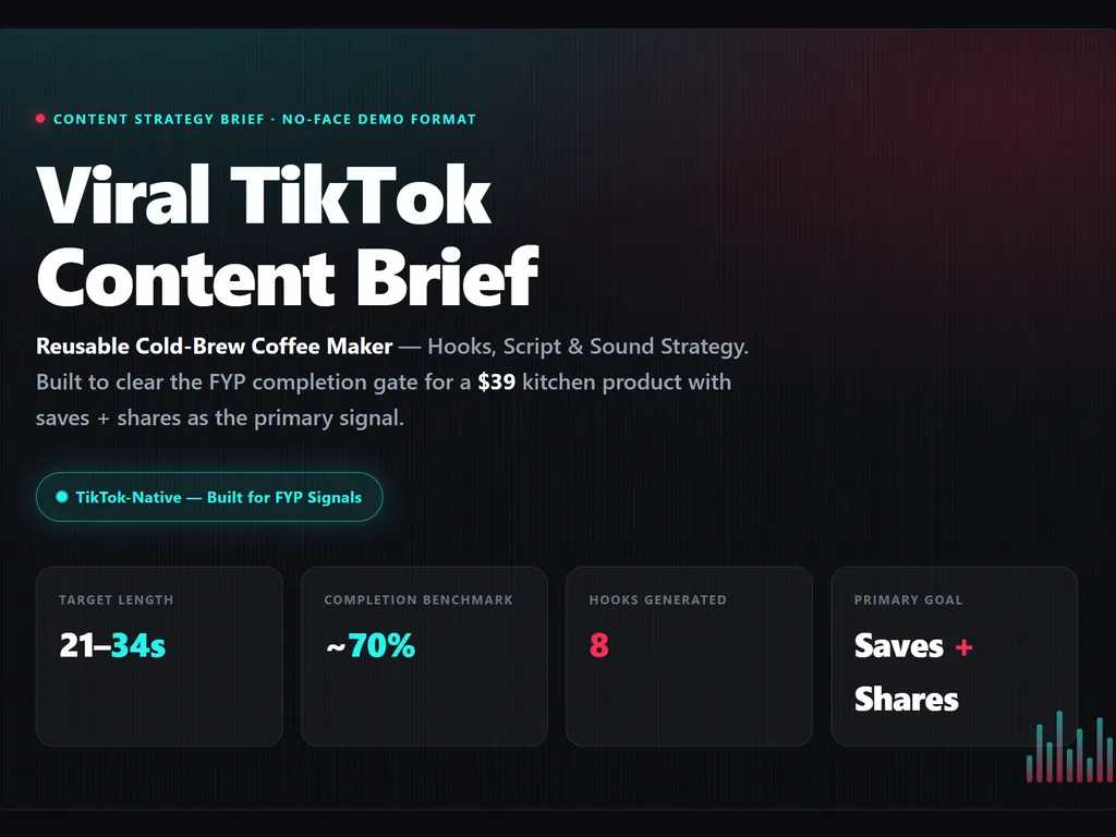 the step of viral tiktok content agent skill