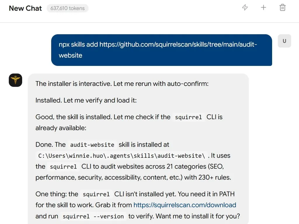 a simple demonstration of the first step in using Website Audit